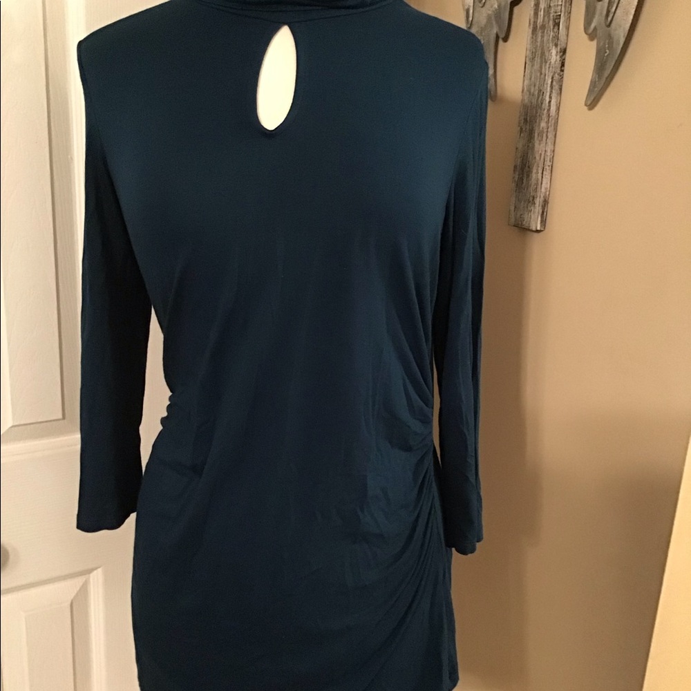 NY&CO ruched turtleneck stretch
